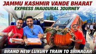 First Vande Bharat From Jammu to Kashmir | Katra to Srinagar Train | Delhi to Kashmir Train | USBRL