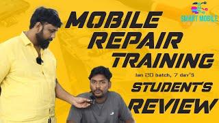 7-days Reviews by students - Mobile repair training center; Advanced chip level course in Hyderabad