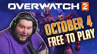 Overwatch 2 GOES FREE TO PLAY! New Hero Announcement, Release Date and MORE!