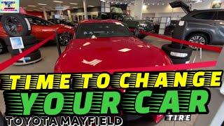 TIME TO CHANGE YOUR CAR|TIRE|#ToyotaMayfield#ADAEAGLE