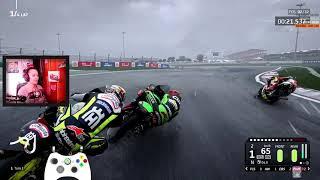 [CrisURace plays MotoGP 20]  Moto 3 career Stage 19 Sepang race   Iar ploaie