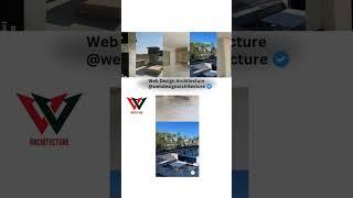 Architectural web design on WordPress