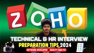 Zoho Interview questions for Software Developer & Quality Analyst |Zoho technical interview question