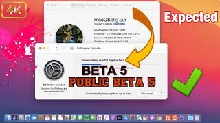 macOS 11 BIG SUR BETA 5 EXPECTED, RELEASE DATE & ISSUES TO BE FIXED + PUBLIC BETA 5