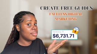 HOW TO MAKE MONEY ONLINE WITH FREE GUIDES| USING CANVA TO MAKE PASSIVE INCOME