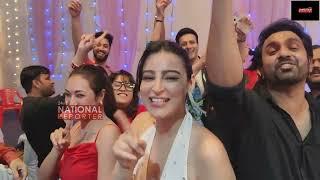 Jhanak Serial Actor Hiba Nawab, Chandni Sharma and Krushal Ahuja , Kajal Back to Back Dance Masti