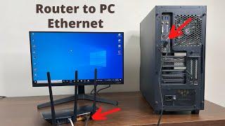 How to Connect Ethernet Cable to PC and Setup