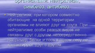 Презентация Биотические факторы  Взаимоотношения между организмами