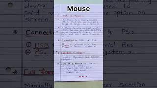 what is mouse | mouse full form | definition of Mouse #shorts #viral #youtubeshorts #shortvideo