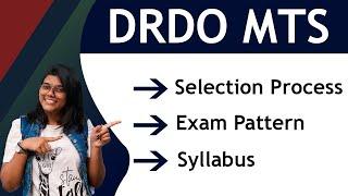 DRDO MTS Syllabus 2022 and Exam Pattern & Selection Process | DRDO CEPTAM MTS syllabus