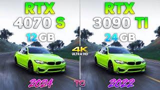 RTX 4070 SUPER vs RTX 3090 Ti - Test in 10 Games | DLSS3