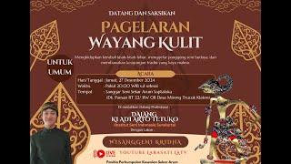 LIVE WAYANG KULIT "WISANGGENI KRIDO - KI ADI ARYO TETUKO" SANGGAR SENI SEKAR ARUM SAPTALOKA MIRENG