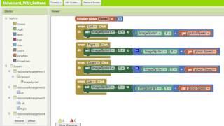 Move Sprite with Buttons (MIT app inventor 2)