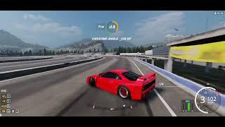 ebishu jump with ferrari f40 in #carxdriftracing2 #carxdriftracingonline #gaming #viralvideo