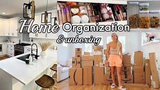 Amazon Home ORGANIZATION Unboxing | Moving Vlog 2 + Revolve Haul