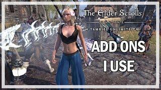 ADD ONS I USE - The Elder Scrolls Online Gameplay & Review