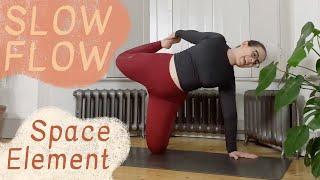 SLOW FLOW: Space Element | 35-Minute Yoga & Meditation Practice for All Levels with Oceana Mariani