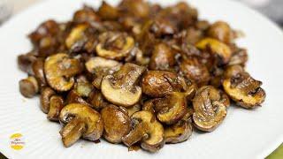 How DELICIOUS TO FRY MUSHROOMS! FRIED MUSHROOMS WITH ONIONS!