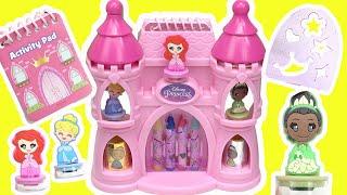 Disney Princess Activity Castle with Sticker Coloring Book! DIY Crafts for Kids