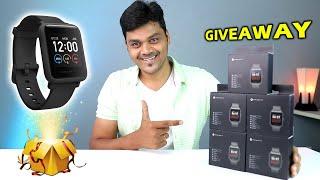 Best Smartwatch under Rs 4K?? 25 Days Battery | Amazfit Bip S Lite Unboxing & GIVEAWAY 