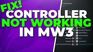 Fix Controller Not Working on MW3 PC (Not Detected)