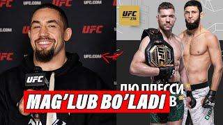 CHIMAYEV VA DYUPLISI JANGIGA UITAKKER VA BOSHQA UFC JANGCHILARINING FIKRI!