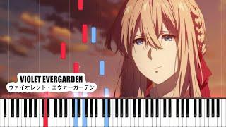 Never Coming Back - Violet Evergarden Piano Cover | Sheet Music [4K]