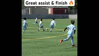 Great assist & finish by U11 boys  #soccer #golazo #u11