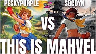 Marvel Vs Capcom 2 - PeskyPurple Vs Sbcdyn - EVIL SAKURA !!🫣🫣🫣