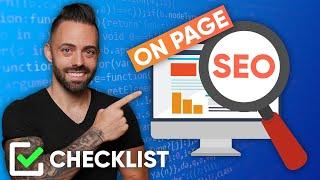 On Page SEO Checklist: The Only SEO Video You'll Ever Need to Rank #1