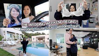 THE WEDDING WEEKEND BEGINS!!! Wedding House Tour & Wedding Haul!!