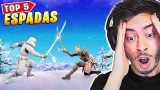 AS MELHORES JOGADAS DE ESPADA DO FORTNITE