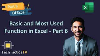 Excel Beginner's - 6 | Most Used Function in Excel