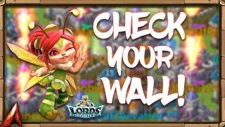 Check your wall heroes or BURN! Lords Mobile!