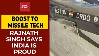 DRDO Tests Hypersonic Technology Demonstrator Vehicle; Rajnath Singh Says 'India is proud'