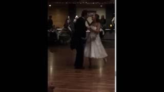 Sean and Alicia's first dance at their wedding