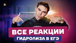 Все реакции гидролиза в ЕГЭ за 2 часа | Химия ЕГЭ 2022 | Умскул