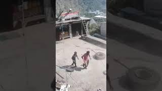 #Viral _VedioCCTV footage of Today's Tyre Blast In Ramsoo Area Of Ramban. . .