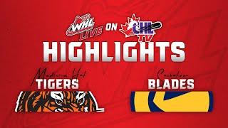 Medicine Hat Tigers at Saskatoon Blades 02/11 | WHL Highlights 2024-25