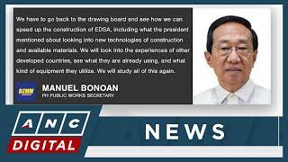 DPWH looking for ways to speed up EDSA rebuilding after Marcos halts massive repairs | ANC