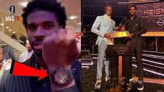 Shedeur Sanders Wears A $300K Audemars Piguet Watch During The Heisman Trophy Ceremony! ⌚️