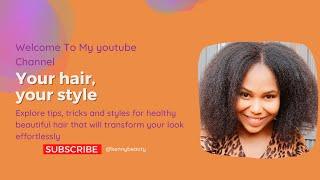 Easy ways to style your natural hair, #hairstyle, #hairtutorial