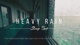 Heavy Rain On Windows | No Ads | Calming Rain Sounds For Sleeping