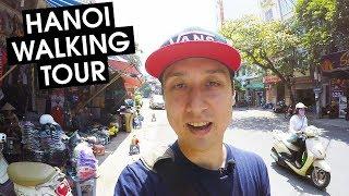 Random Walking Tour in Hanoi City 2018 | VIETNAM WALK