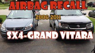 SX4-Grand Vitara Airbag System Recall