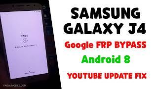 Samsung J4 (SM j400) Google Account Frp Bypass 2022 Android 8 || YouTube Update Fix