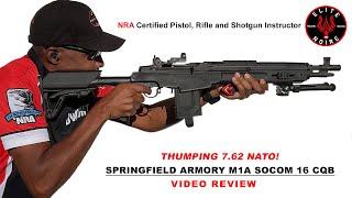 M1A SOCOM 16 CQB w/ Vortex Venom Red Dot - Review by Elite Noire Firearms Academy - Dwight Mitchell