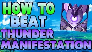 How to EASILY Beat Thunder Manifestation in Genshin Impact - Free to Play Friendly!