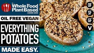 VEGAN EVERYTHING POTATOES » mind blowing flavor of everything bagels made with potatoes!