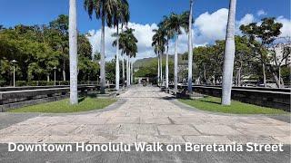 Honolulu Walk: State Capitol to Fort Street Mall